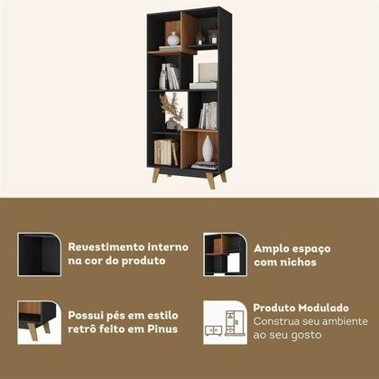 Imagem de Estante Home para Tv até 65 Polegadas com 4 Portas Elegance Yescasa