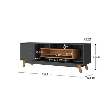 Imagem de Estante Home para Tv até 65 Polegadas com 4 Portas Elegance Yescasa