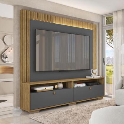 Imagem de Estante Home Para TV até 70 Polegadas Cinza Lar Caemmun