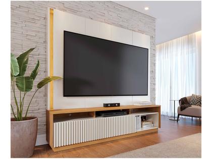 Imagem de Estante Home para TV até 75" 2 Portas Colibri Jordão