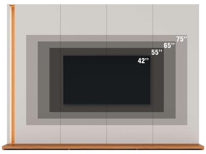 Imagem de Estante Home para TV até 75" 2 Portas Colibri Jordão