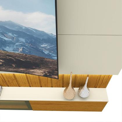 Imagem de Estante Home para Tv até 90 Polegadas com Led 230cm Soberano Reflecta 100% MDF