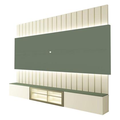 Imagem de Estante Home para Tv até 90 Polegadas com Led 230cm Soberano Reflecta 100% MDF