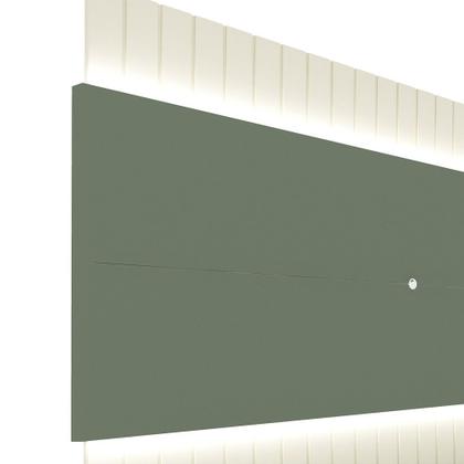 Imagem de Estante Home Ripada para TV até 85 Polegadas com LED Reflecta 3 Portas em MDF Soberano Gelius