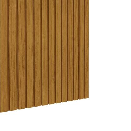 Imagem de Estante Home Ripada para TV até 90 Polegadas com LED 3 Gavetas Nobre Clean 100% MDF