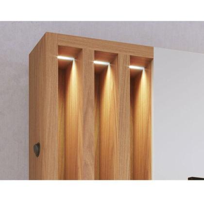 Imagem de Estante Home Theater Ambiente Humaita Off White Matte Freijó - Colibri