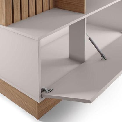 Imagem de Estante Home Theater Ambiente Maceió Freijó Off White  Colibri