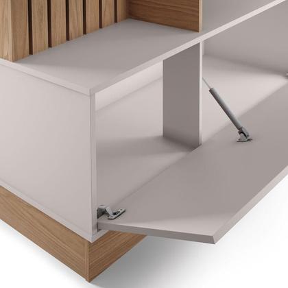 Imagem de Estante Home Theater Ambiente Maceió Freijó Off White  Colibri