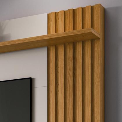 Imagem de Estante Home Theater Artheo Cinamomo/Off White para TV até 55” - HB Móveis