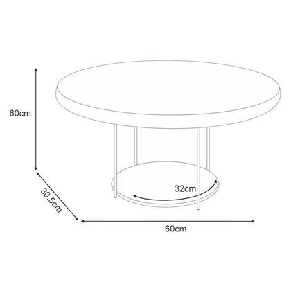 Imagem de Estante Home Theater Artís Off White Cinamomo e Kit Mesa de Centro Sky Cinamomo  HB Móveis