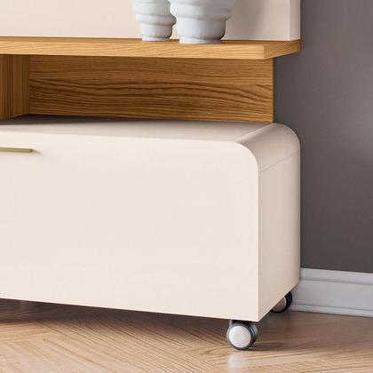 Imagem de Estante Home Theater Artís Off White Cinamomo  HB Móveis