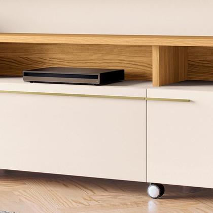 Imagem de Estante Home Theater Artís Off White Cinamomo  HB Móveis