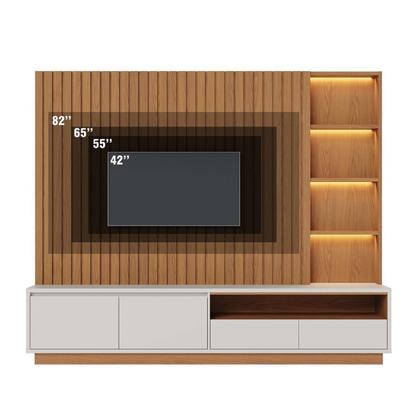Imagem de Estante Home Theater com Led para Tvs até 82 Polegadas Cancun