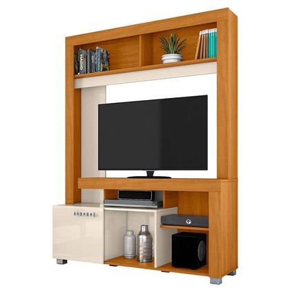 Imagem de Estante Home Theater Flávia Cinamomo Off White  Madetec 