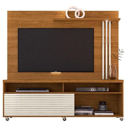 Imagem de Estante Home Theater Frizz Naturale Off White  Madetec