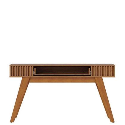 Imagem de Estante Home Theater Humaita Freijó Cinza Acetinado Com Aparador Riviera Freijó  Colibri