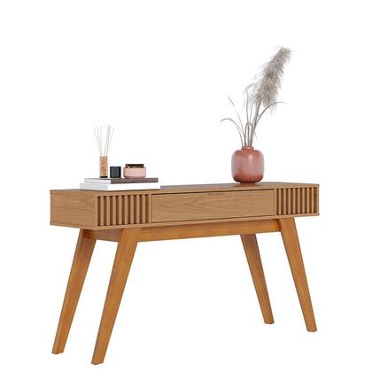 Imagem de Estante Home Theater Humaitá Off White Matte Freijó com Mesa de Centro Jeri Freijó Off White e Aparador Riviera Freijó  Colibri