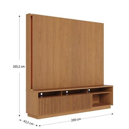 Imagem de Estante Home Theater Jordão Com Pés Freijó - Colibri