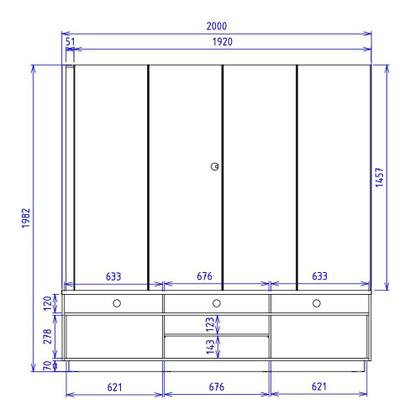 Imagem de Estante Home Theater Jordão para TV até 75” - Colibri