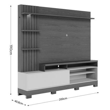 Imagem de Estante Home Theater Maceió para TV até 65” com Pés - Colibri
