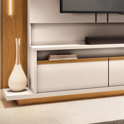 Imagem de Estante Home Theater Montane Off White Cinamomo - HB Móveis