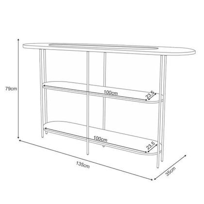 Imagem de Estante Home Theater Nobre Off White Cinamomo E Aparador Infinity E Mesa De Centro Sky Off White Hb Móveis