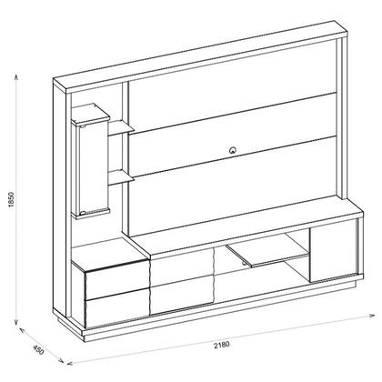 Imagem de Estante Home Theater Para TV 70 Polegadas Absoluto - Caemmun