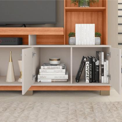 Imagem de Estante Home Theater Para TV Até 70" Atlanta Madeirado