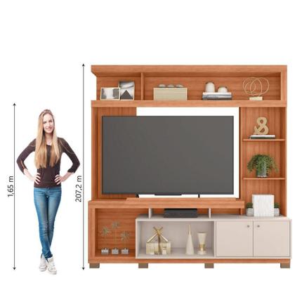 Imagem de Estante Home Theater Para TV Até 70" Atlanta Madeirado