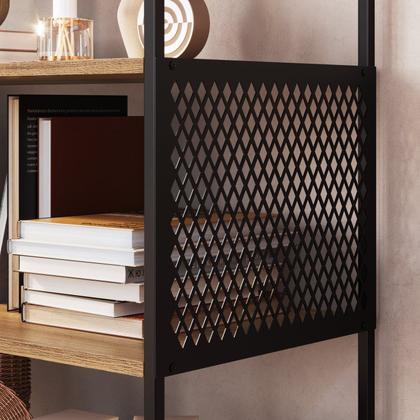 Imagem de Estante Industrial Baixa 77CMX94CM P1024 Marrom/Preto/Mel