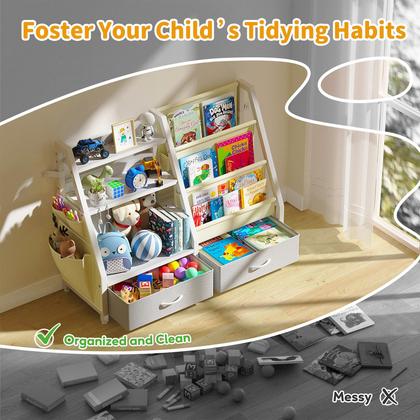 Imagem de Estante Infantil Twinkoo Kids 3 Níveis - Organizadora de Livros e Brinquedos