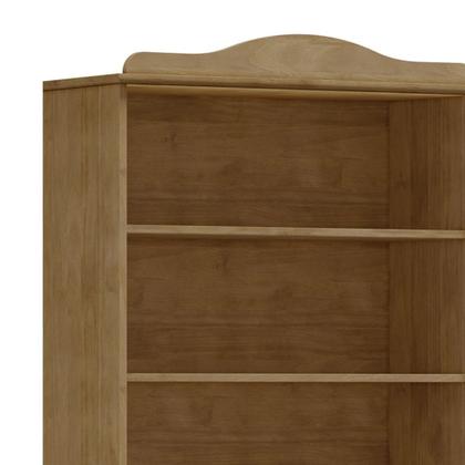 Imagem de Estante Livreiro 85cm Com Prateleiras Pé Madeira Rubia Freijó F07 - Mpozenato