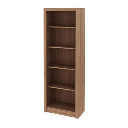 Imagem de Estante Livreiro Armário Escritório 4 Prateleiras Amêndoa