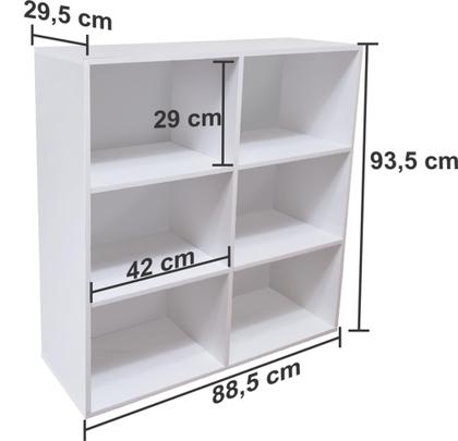 Imagem de Estante/Livreiro - Liverpool (6 Nichos)