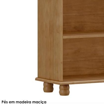 Imagem de Estante Livreiro Madeira Maciça 85 Cm 8964 Freijo Milani Store Freijo