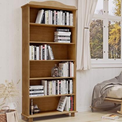 Imagem de Estante Livreiro Madeira Maciça 85 cm 8964 Freijo Milani Store