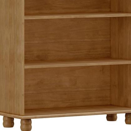 Imagem de Estante Livreiro Multiuso 5 Prateleiras Madeira Maciça Lazuli F06 Freijó - Lyam Decor