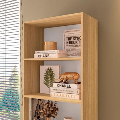 Imagem de Estante livreiro multiuso eliana com 5 nichos