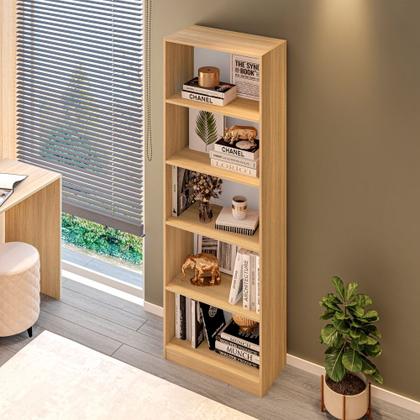 Imagem de Estante livreiro multiuso eliana com 5 nichos