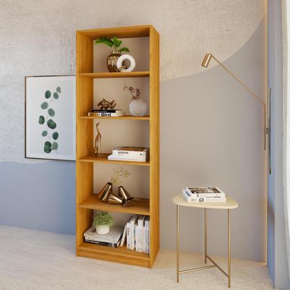 Imagem de Estante livreiro multiuso eliana com 5 nichos