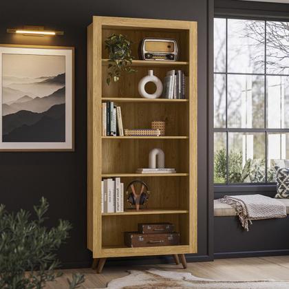 Imagem de Estante Livreiro Retrô 6 Prateleiras - Qmovi