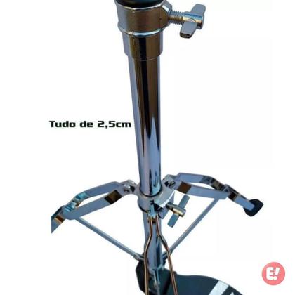 Imagem de Estante Máquina de Chimbal HiHat Reforçada Duplo + Presilha