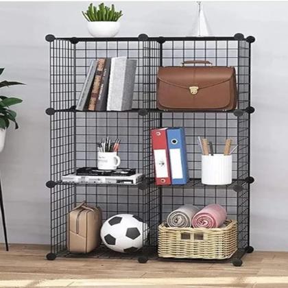 Imagem de Estante Modular 8 Prateleiras Organizador Brinquedos Livros Armario Vitrine Balcao 6 Nichos Multiuso