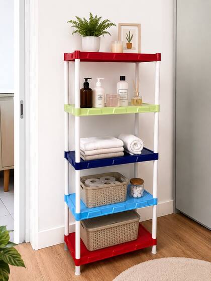 Imagem de Estante modular com 05 prateleiras colorida 877
