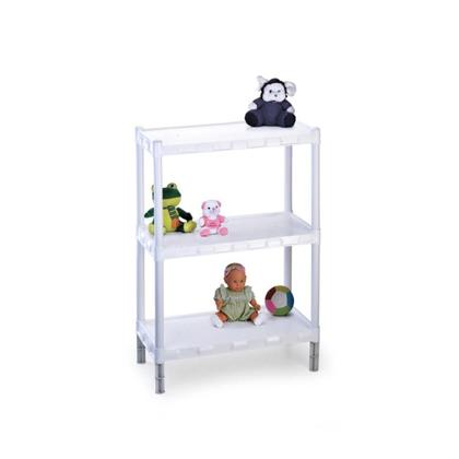 Imagem de Estante modular com 3 prateleiras branca 919