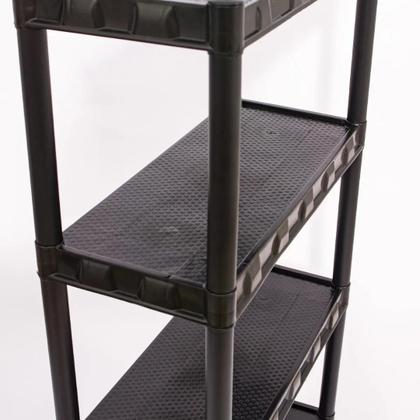 Imagem de Estante modular com 4 prateleiras preta 851