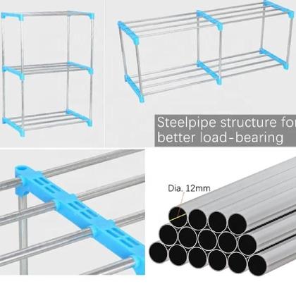 Imagem de Estante modular porta livros 4 prateleiras organizador brinquedos quarto lavanderia objetos cozinha sapateira multiuso b