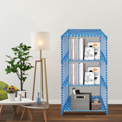 Imagem de Estante Modular Porta Livros 4 Prateleiras Organizador Brinquedos Quarto Lavanderia Objetos Cozinha