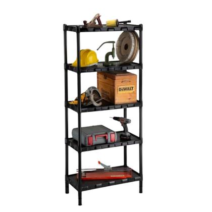 Imagem de Estante Modular Preta Com 05 Prateleiras Preta 872