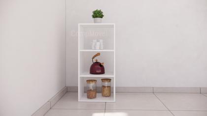 Imagem de Estante Multi Uso Com Três Prateleiras Livreiro - Compmovel